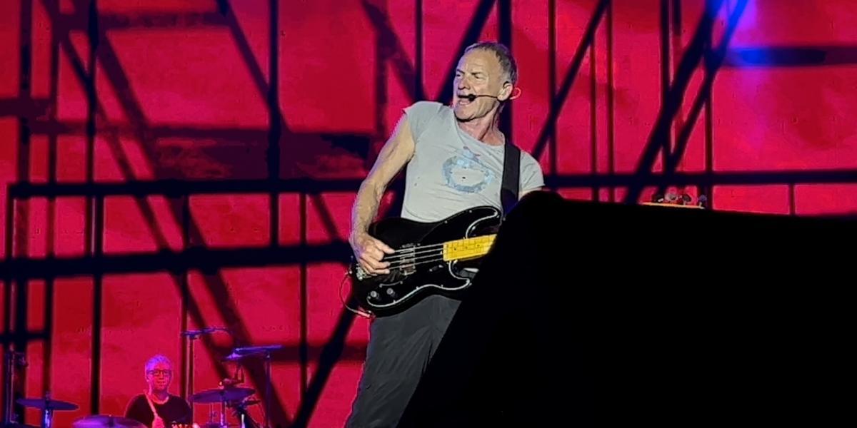 Sting ofreció un memorable concierto en el Foro de las Estrellas 