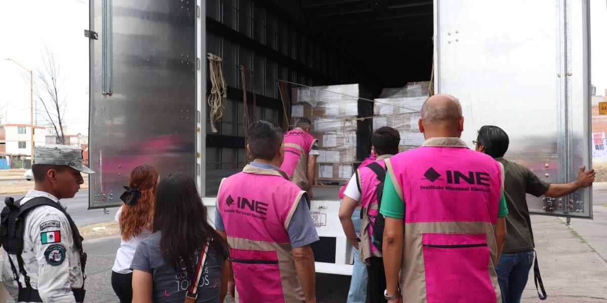 ¡Ya llegaron a Aguascalientes 3.5 millones de boletas electorales!