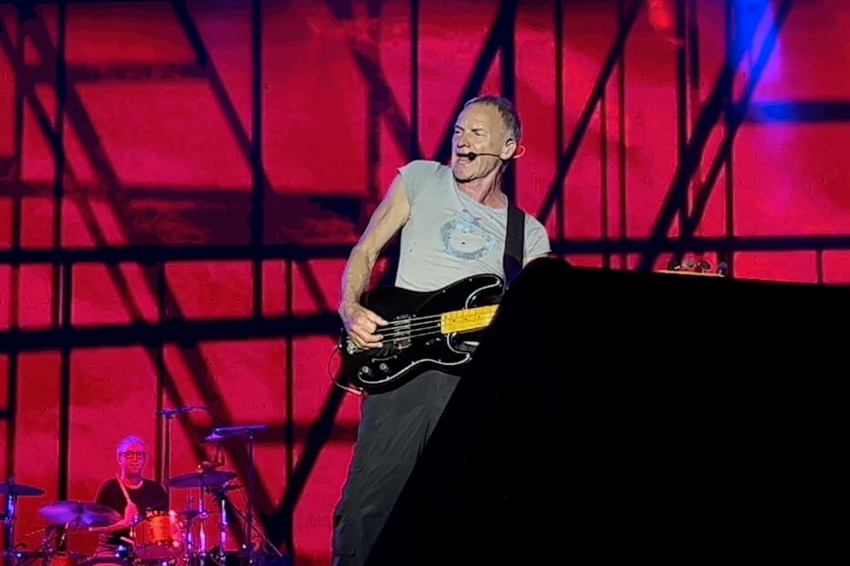 Sting ofreció un memorable concierto en el Foro de las Estrellas 