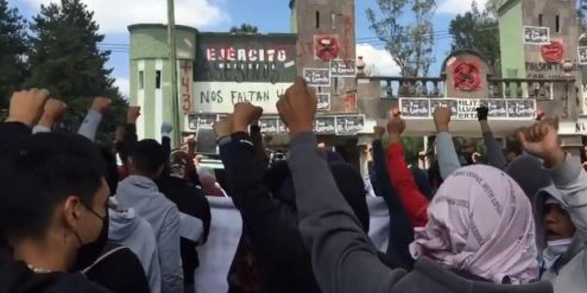 Protesta por Ayotzinapa 
